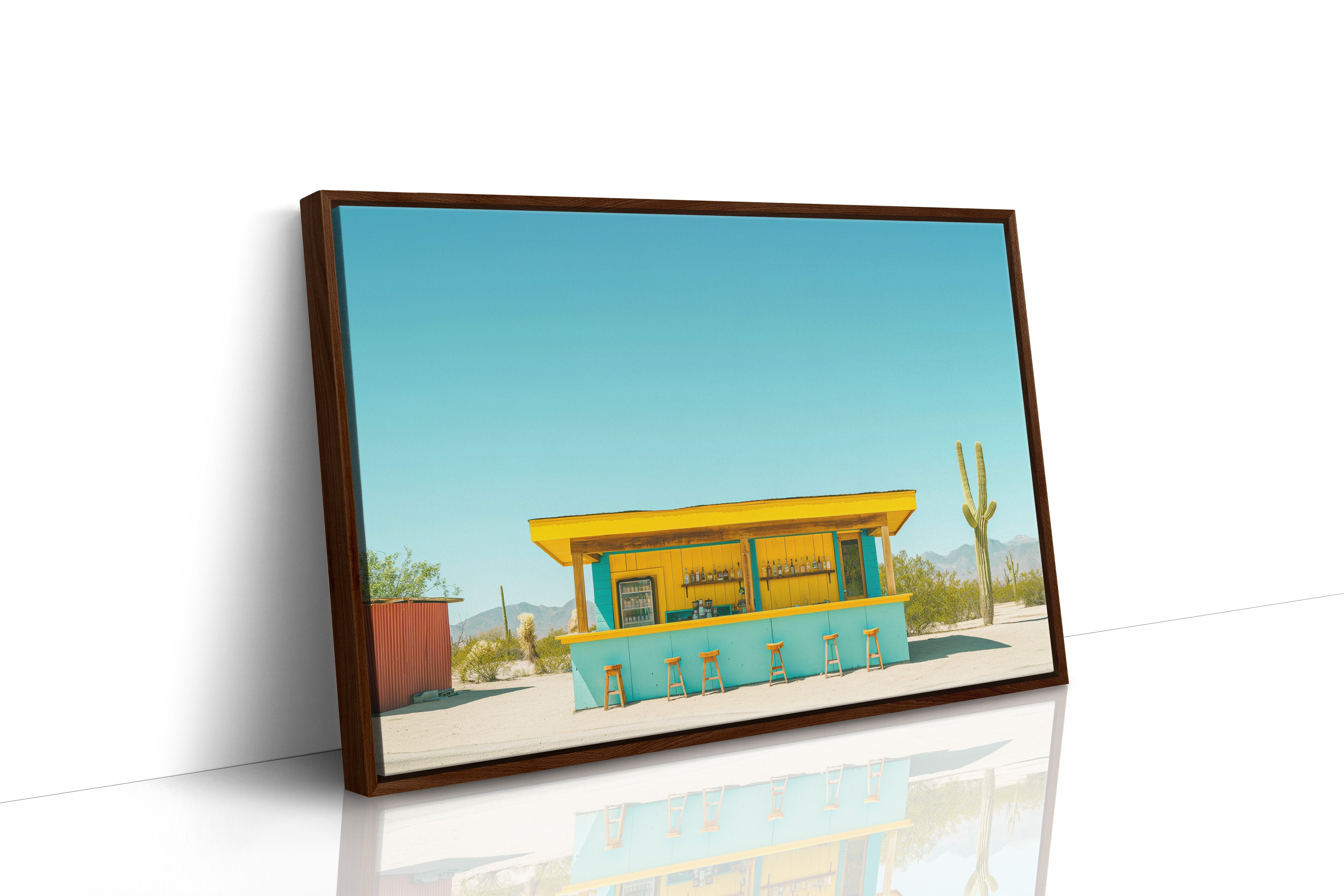 Turquoise Oasis Waits For Travelers