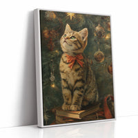 Curious Cat's Christmas Tale Unfolds