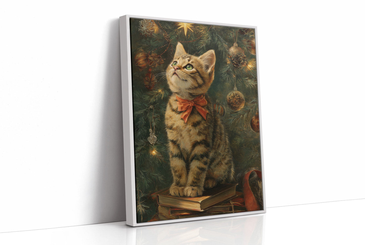 Curious Cat's Christmas Tale Unfolds