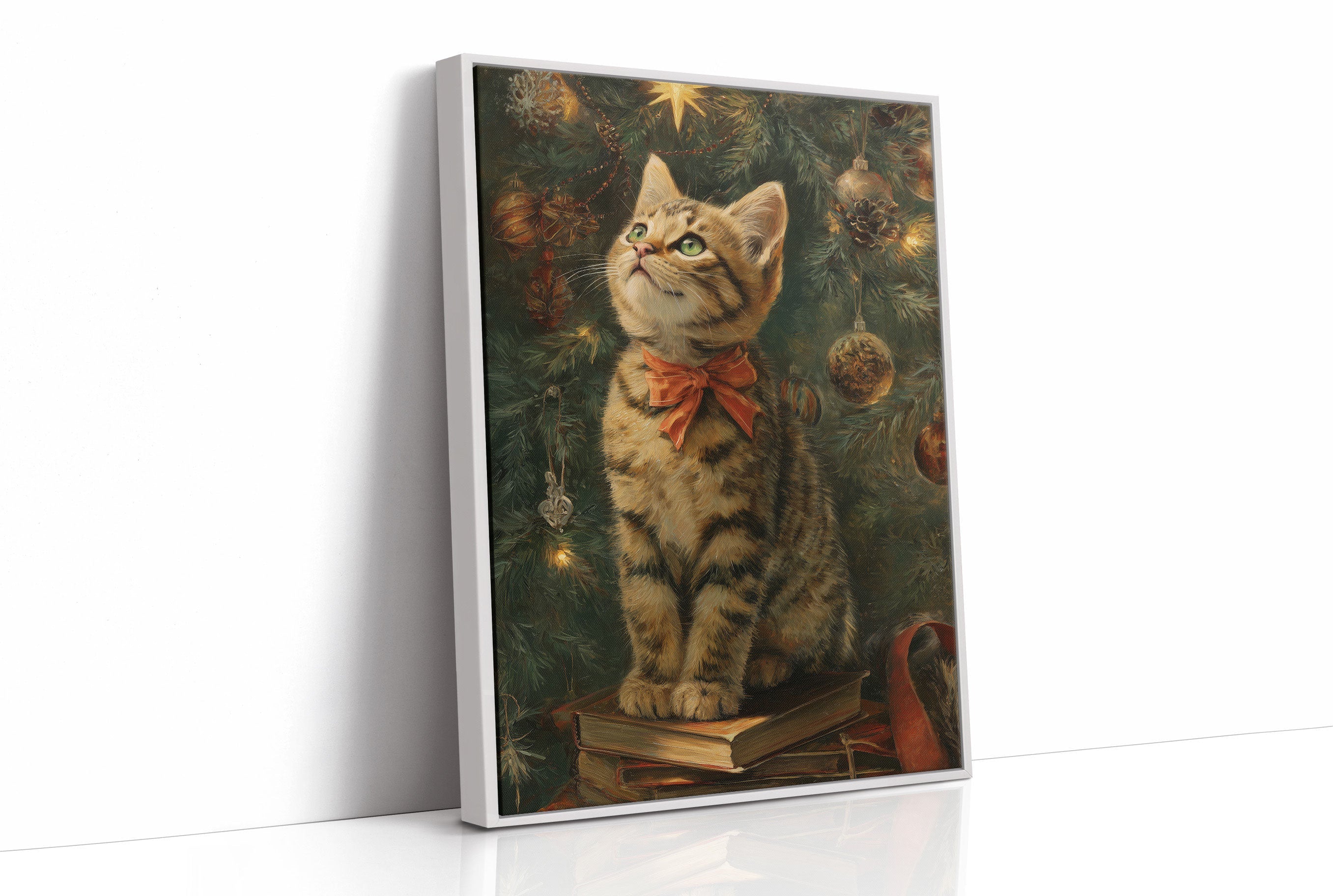 Curious Cat's Christmas Tale Unfolds