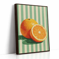 Citrus Glow in Mint Stripes