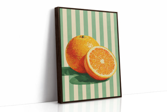 Citrus Glow in Mint Stripes