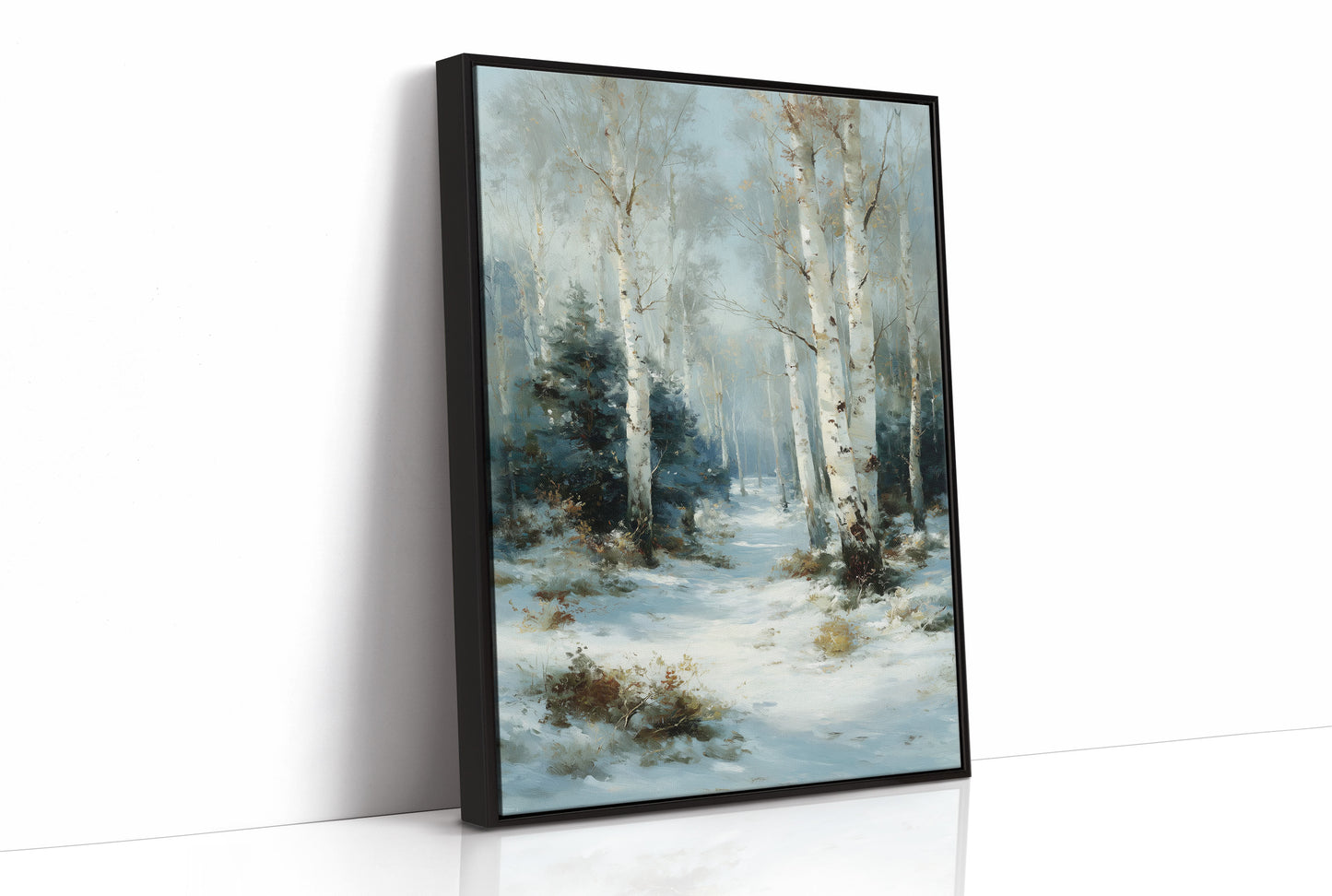 Birch Trail in Winter