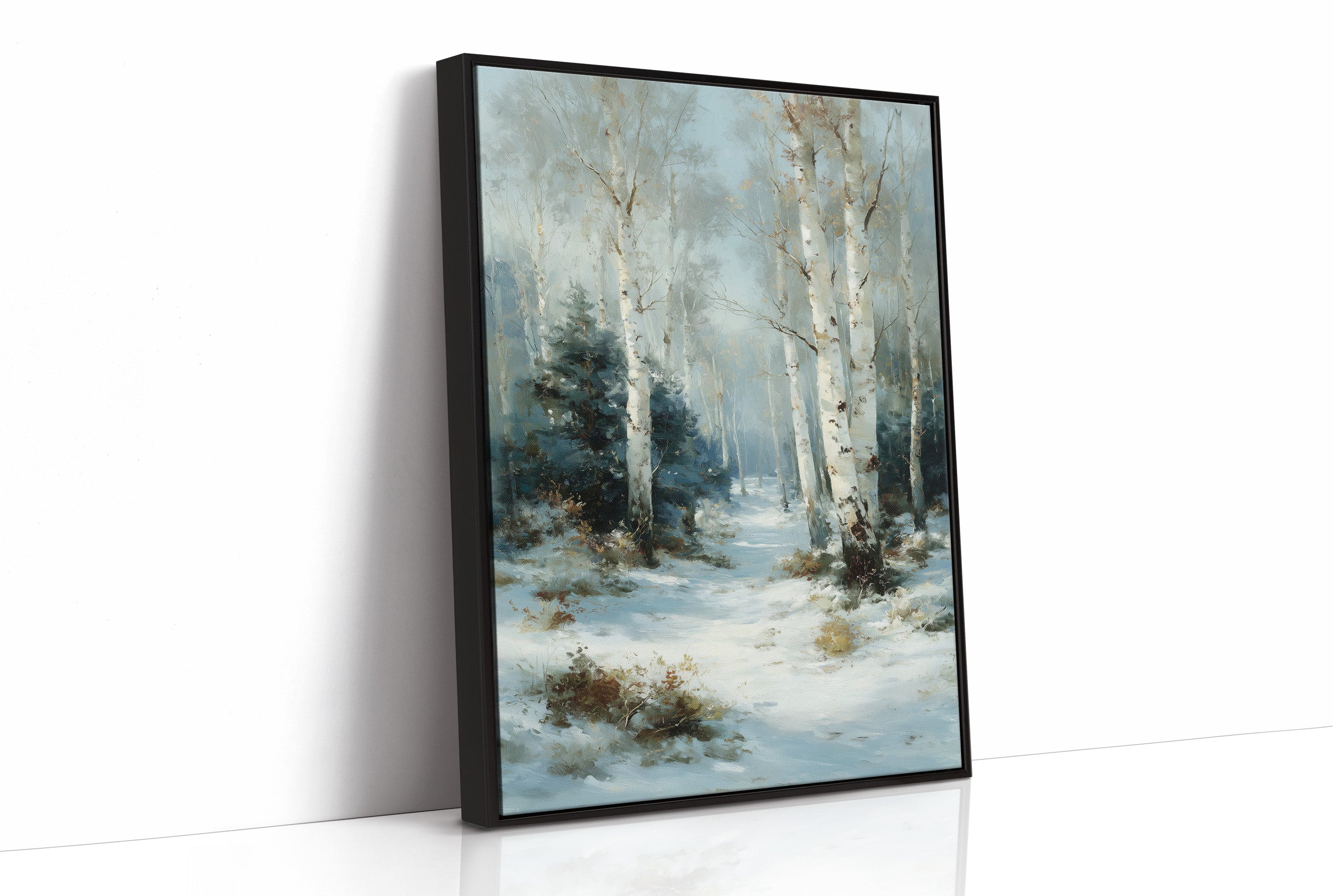 Birch Trail in Winter