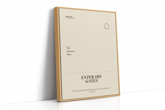 Enter His Gates