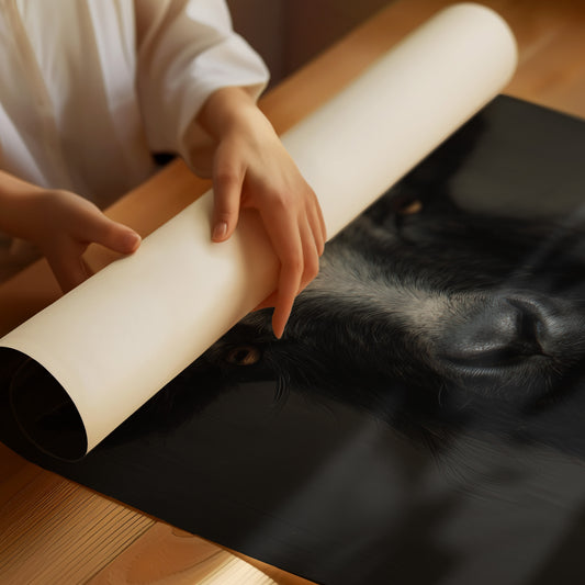 Amber Eyes Against Midnight Walls