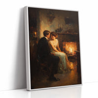 Firelight Confessions Between Lovers