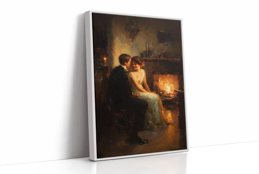 Firelight Confessions Between Lovers