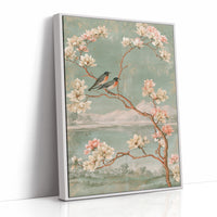 Songbirds in Magnolia Chinoiserie