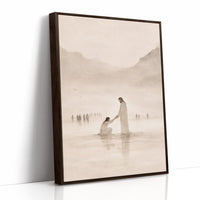 Divine Mercy Amidst Ethereal Waters