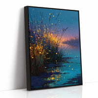 Fireflies Over the Marsh