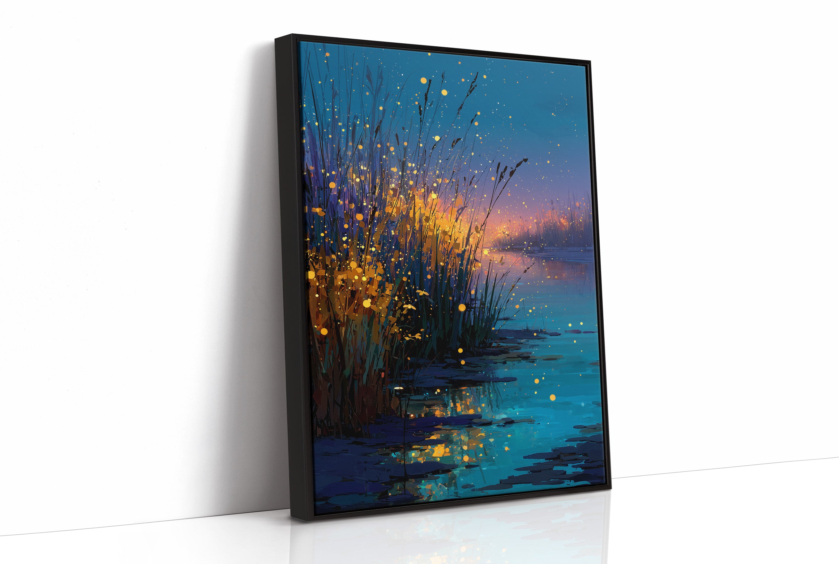 Fireflies Over the Marsh