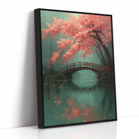 Cherry Blossoms Bridge Urban Sanctuary