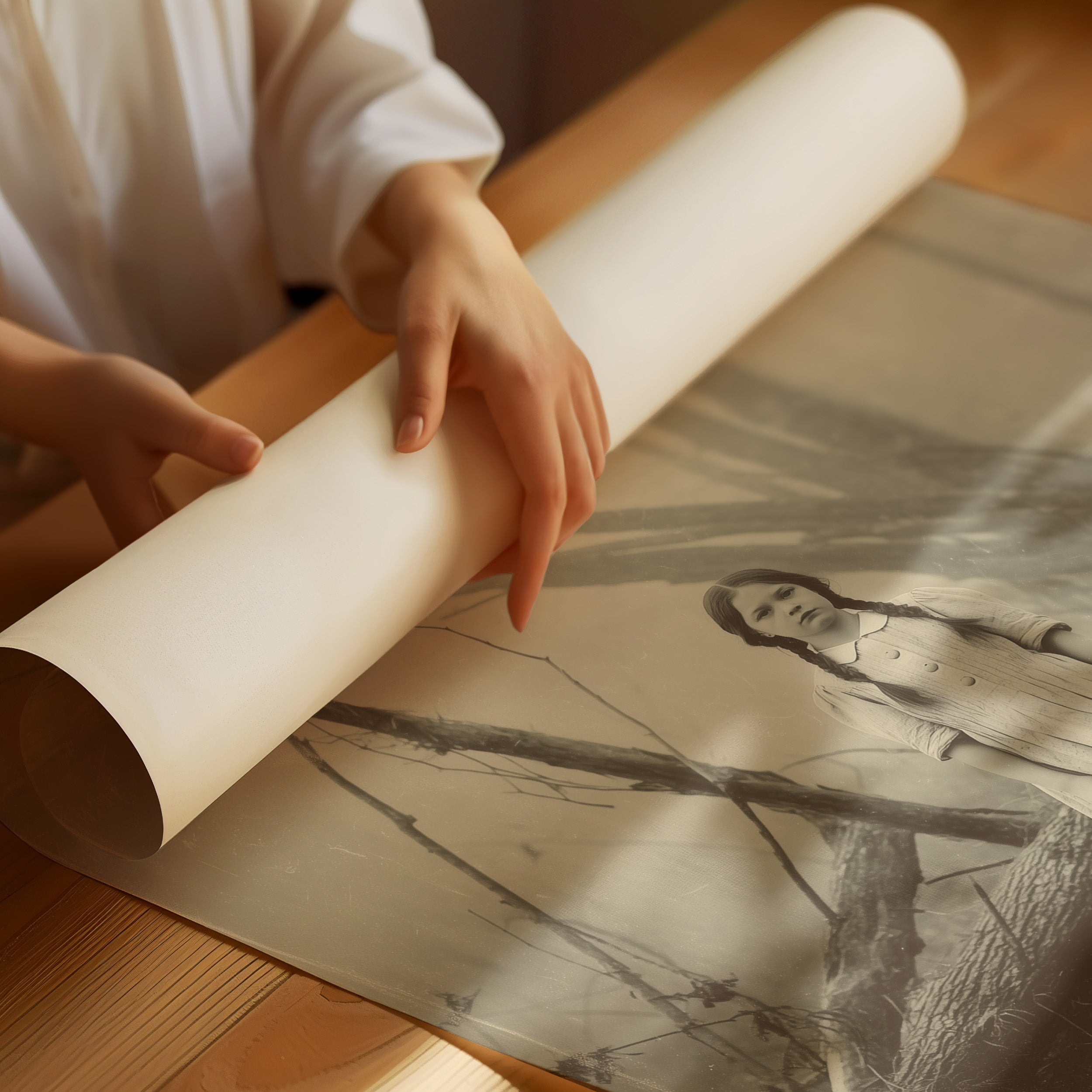 Between Fog And Fallen Trees