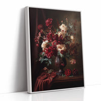 Velvet Blooms Against Midnight Walls