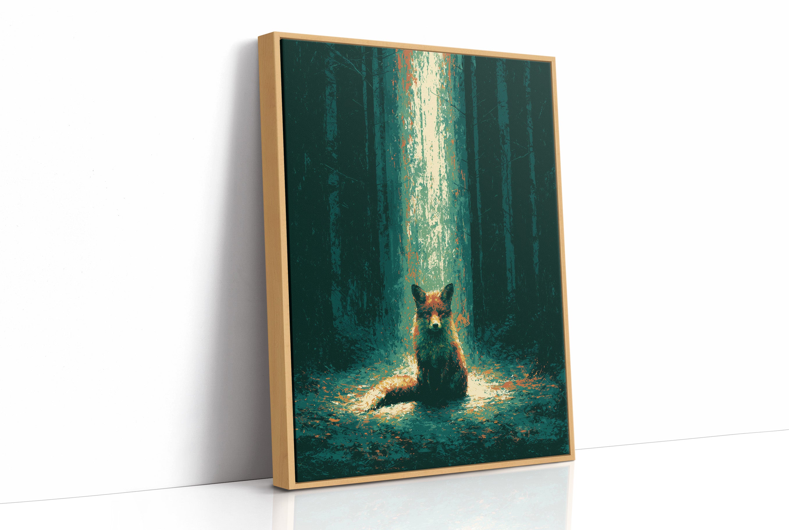 Fox in the Amber Beam