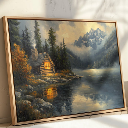 Autumn Light Warms Mountain Waters