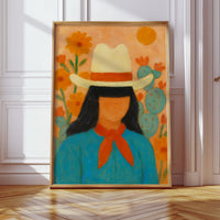 Cowgirl in Bloom
