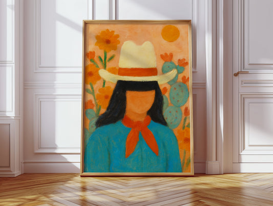 Cowgirl in Bloom