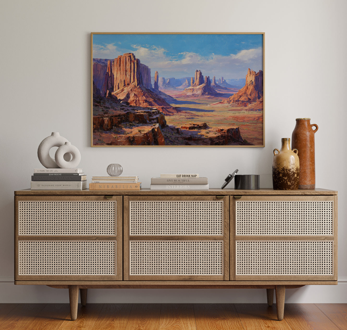 Monoliths Dance Under Desert Light