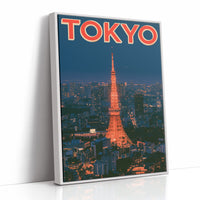 Tokyo Tower Twilight Skyline