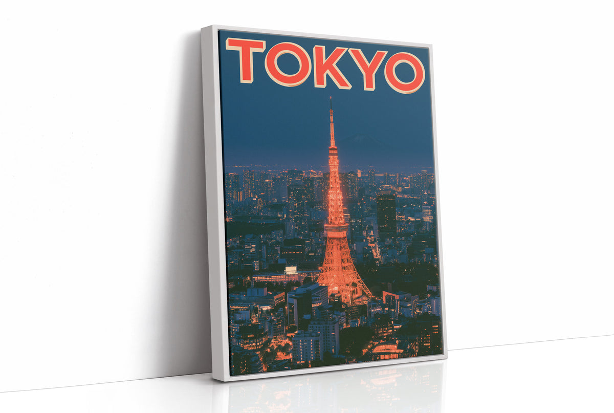 Tokyo Tower Twilight Skyline