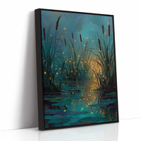 Cattails and Fireflies