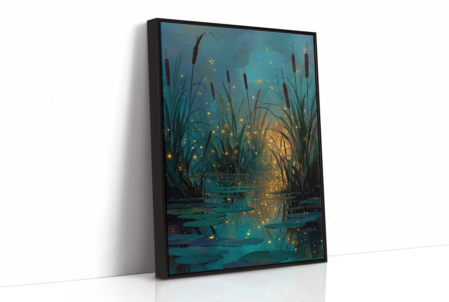 Cattails and Fireflies