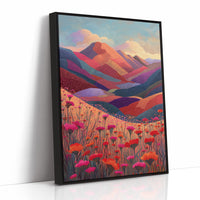 Poppies Dance Through Mountain Dreams