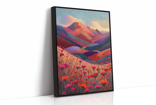 Poppies Dance Through Mountain Dreams