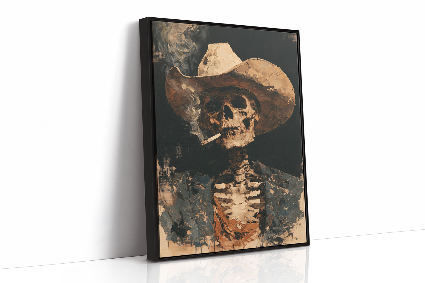 Smoking Skeleton Cowboy