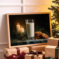 Candlelight Cookies Await Santa's Visit