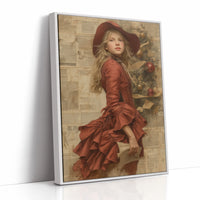 Crimson Tales Meet Winter's Glow