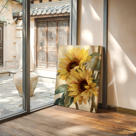 Sunlight Kisses the Golden Petals
