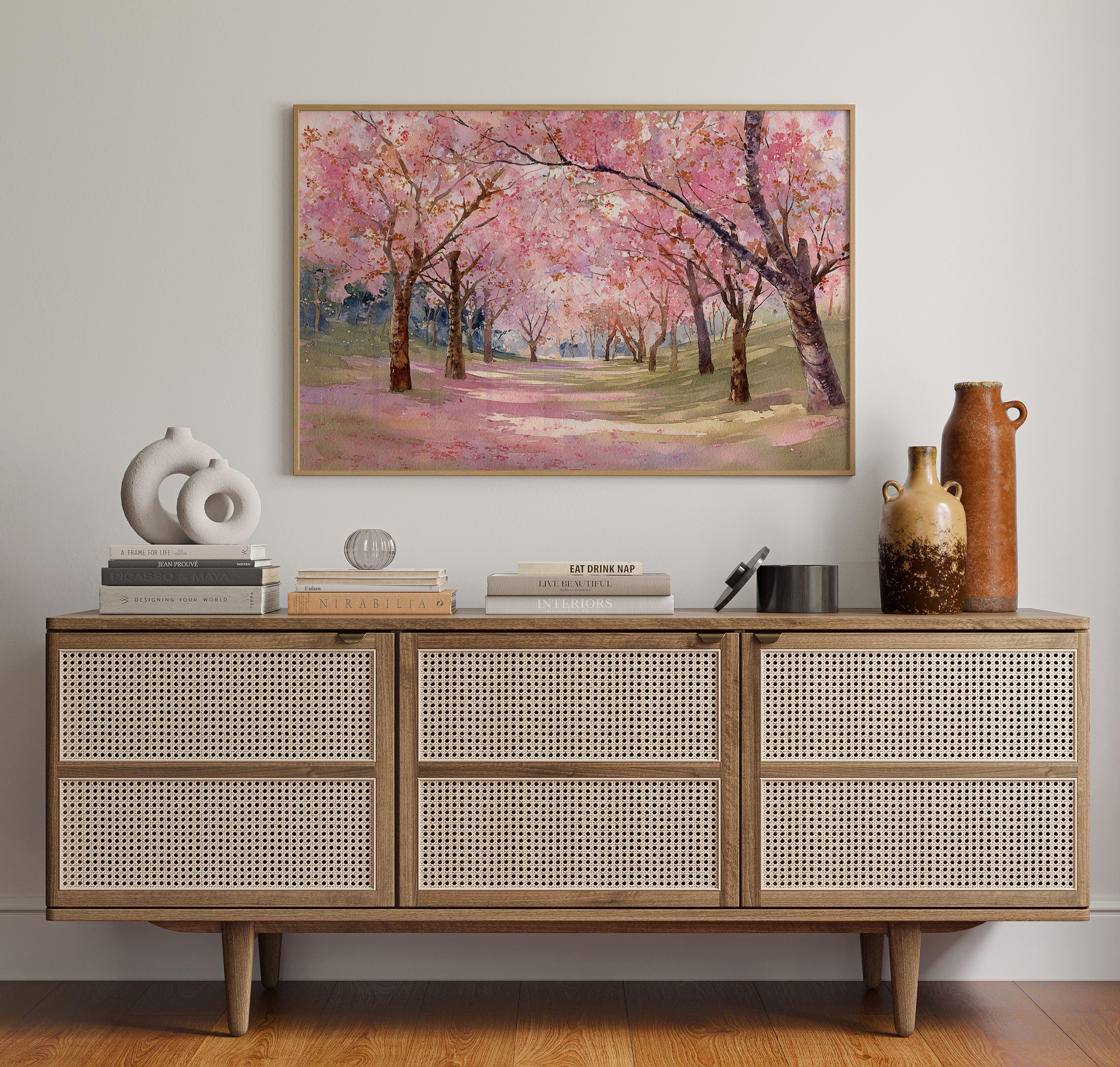 Cherry Path Leads To Spring