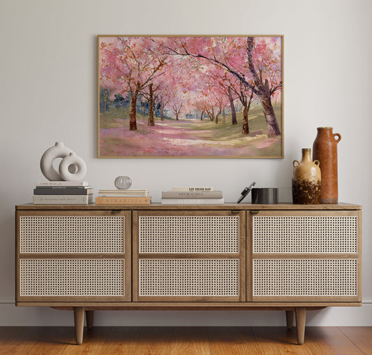 Cherry Path Leads To Spring