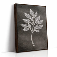 Luminous Foliage Against Midnight Canvas