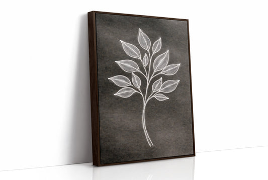 Luminous Foliage Against Midnight Canvas