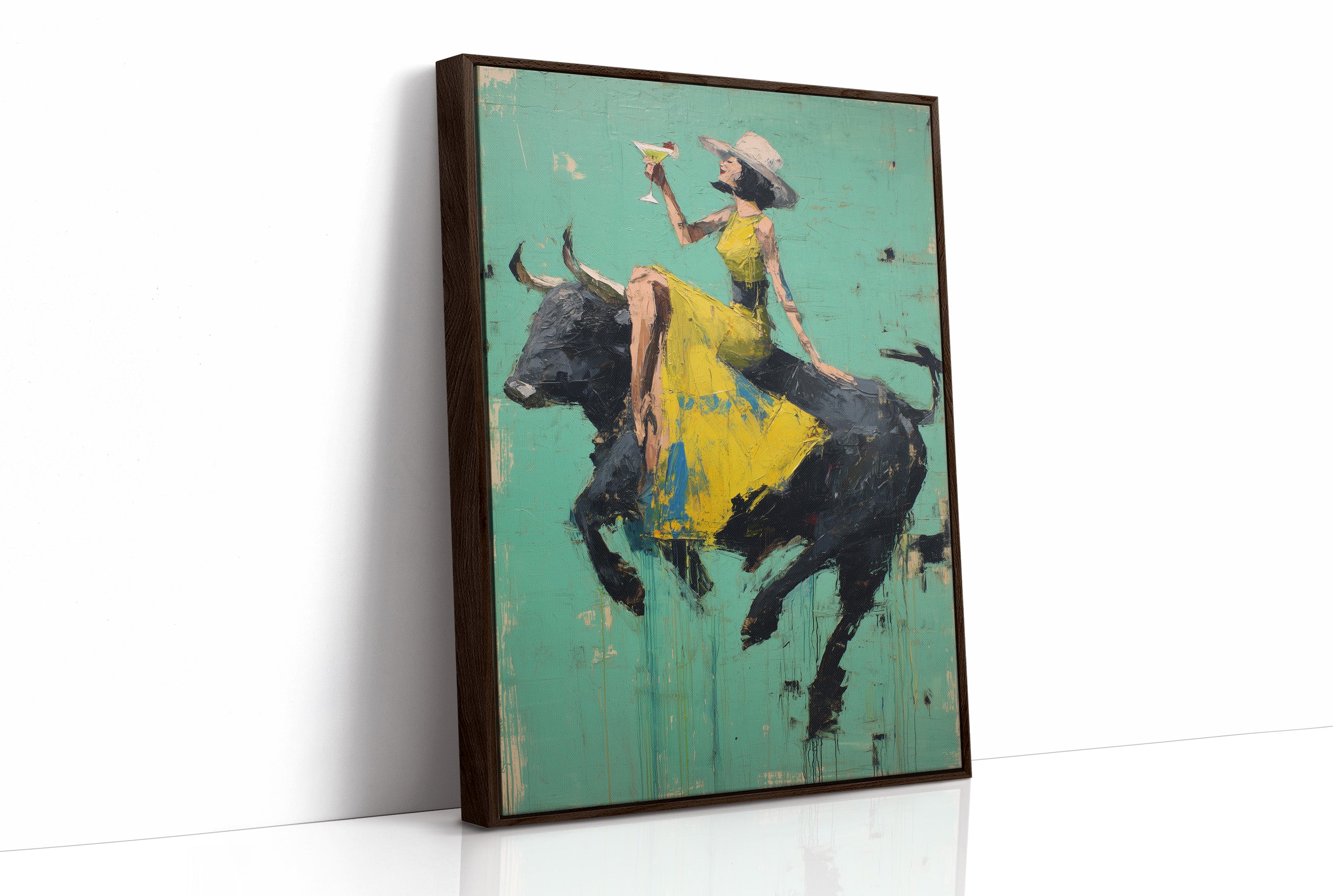 Champagne Ride in Turquoise