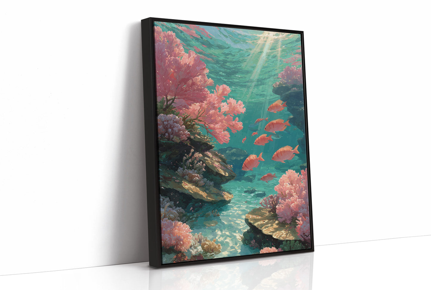 Reef of Sunlit Coral
