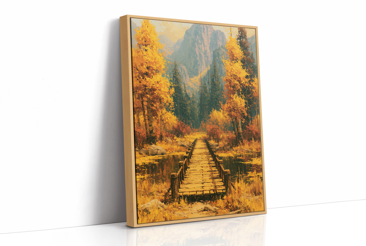 Golden Boardwalk to the Peaks