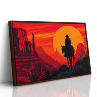 Sunset Rides Through Canyon Fire
