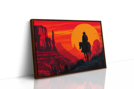 Sunset Rides Through Canyon Fire