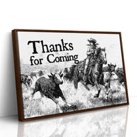 Cattle Drive's Bold Welcome
