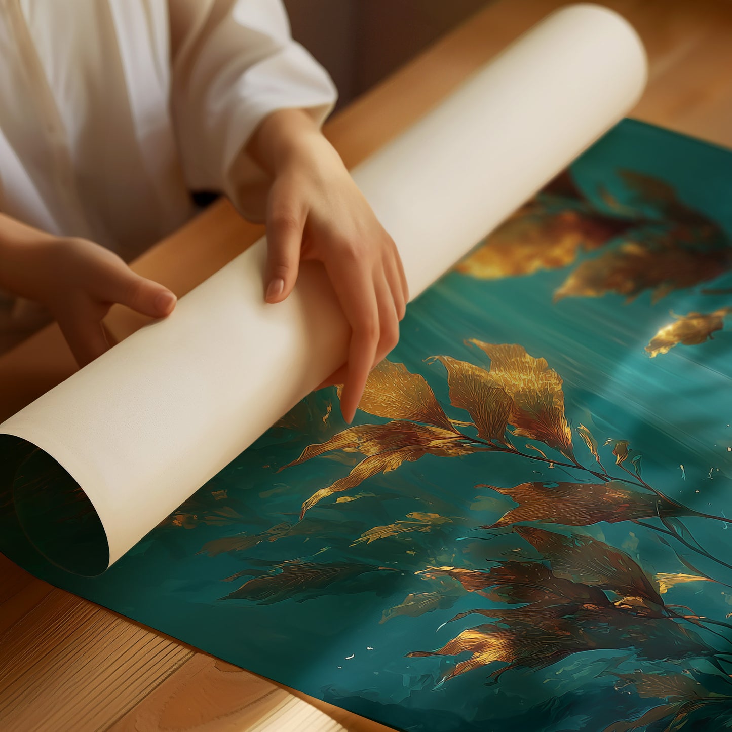 The Golden Kelp Forest
