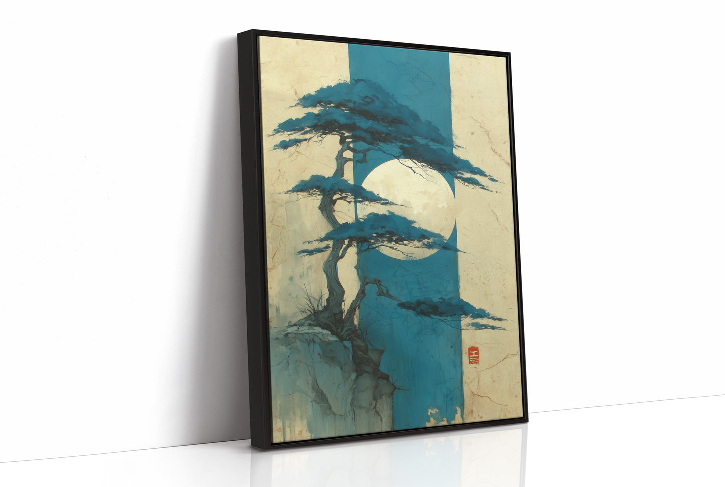 Lone Pine Bends Toward Moonlight