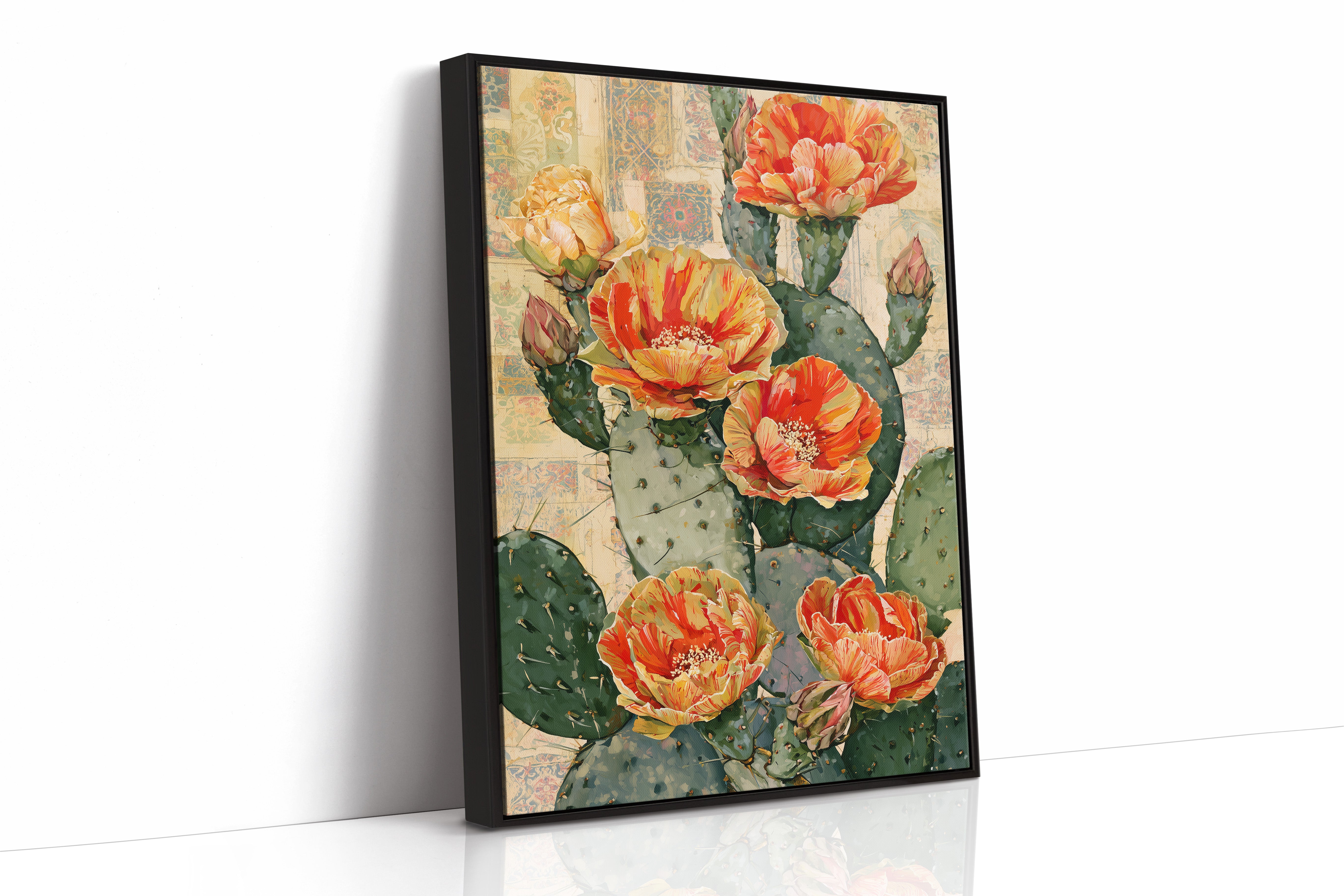 Prickly Pear Ablaze
