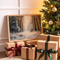 Winter Pines Hold Golden Memories