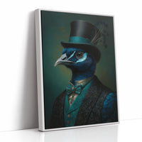 Gentleman Peacock's Victorian Portrait