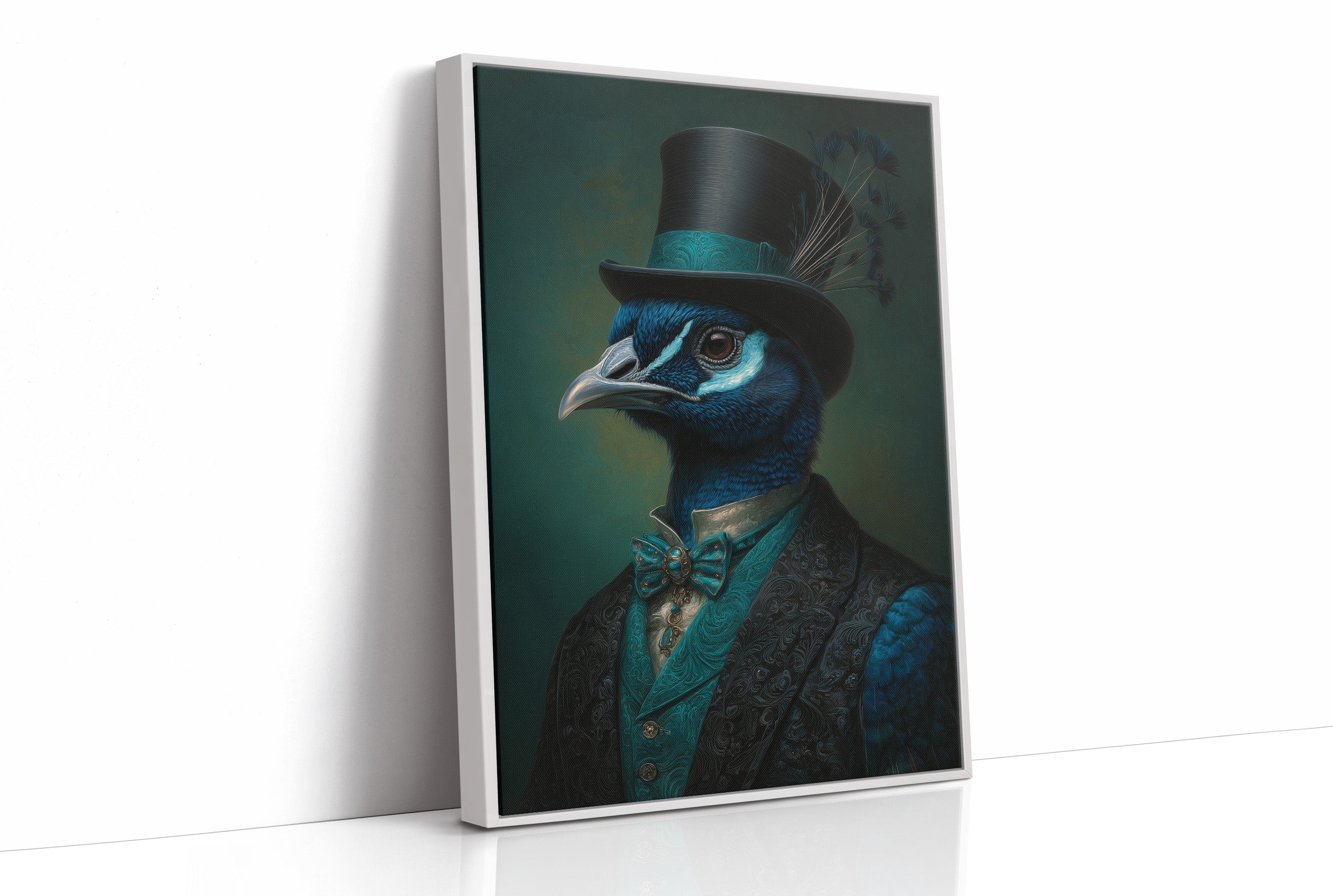 Gentleman Peacock's Victorian Portrait